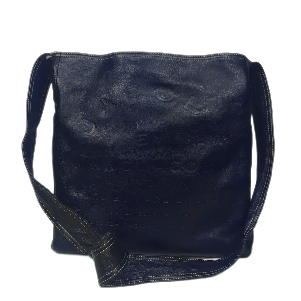 MARC JACOBS 'The Tote Bag' Original, Signature-Emb, Rvsbl, Leather Crossbody - Picture 4 of 9